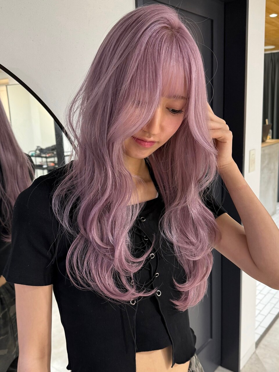 ステッピーラベンダーピンク ラベンダーピンク：L291710481｜フリーク(FLEEK)のヘアスタイル