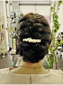 結婚式お呼ばれヘアアレンジ
