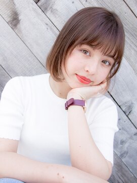 ルティア 池袋(Lutia) 輪郭を綺麗に見せるショートボブ☆