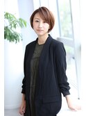 秋冬ショートボブ