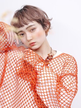 イル(ill) ショート　ピンクベージュ　オレンジ