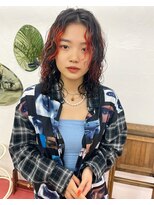 フィン(fin,)&nbsp;fin,/くびれヘア/似合わせカット/デザインカラー/ツートンカラー