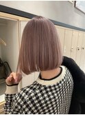 【Rie】うすピンクボブ