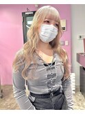 blond/ブロンド/ブロンドヘア/ハイトーン/ケアブリーチ/ブリーチ