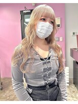 ディーカヘアーセンダイ(Di KA HAIR sendai)&nbsp;blond/ブロンド/ブロンドヘア/ハイトーン/ケアブリーチ/ブリーチ