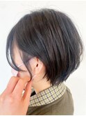 20代30代40代抜け感ショートレイヤーアッシュベージュ
