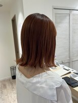 ラボヌールヘアー 宇都宮店(La Bonheur hair) テラコッタオレンジ♪【宇都宮駅/インナーカラー】