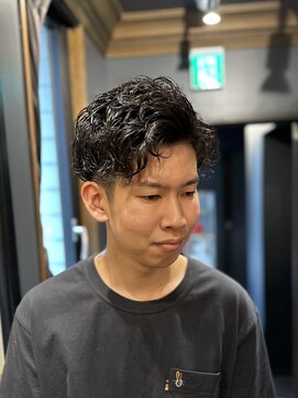 銀座 シノ 本店(shino) 【銀座理容室】カジュアルパーマスタイル