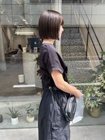 オムズドット(om's dot)&nbsp;柔らかボブ×ブラウン（お客様スタイル）