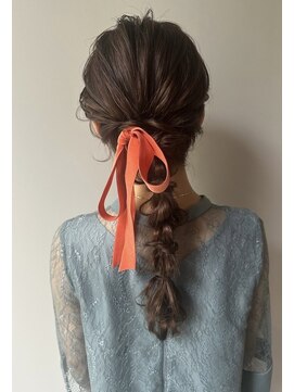 オリ('Oli) ヘアセット編み下ろし