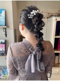 ポニーアレンジ/ヘアアレンジ/お呼ばれヘア