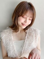 こなれミディ美髪デジタルパーマ外ハネボブこなれヘアカール