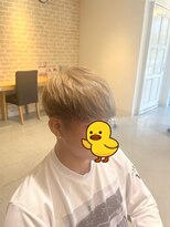 マーズ オム 山本丸橋店(mars HOM)&nbsp;high tone color / two block cut / short