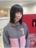 顔まわり姫カット