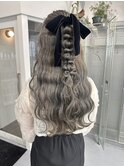 ふわふわアレンジ/リボンアレンジ