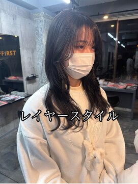 コワファースト長崎シャンプーボーイ 2nd(COIFF1RST 長崎 SHAMPOO BOY) 長崎 レイヤースタイル