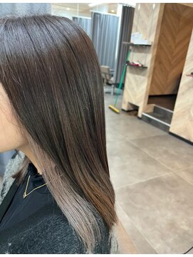 テーラヘアー 東金店(TELA HAIR) イヤリングカラー×ベージュ【TELA HAIR東金】