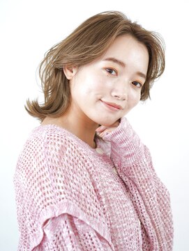 インセプション 銀座(INCEPTION) ミディアム・ボブ/絶壁解消/前髪あり/30代/40代/50代