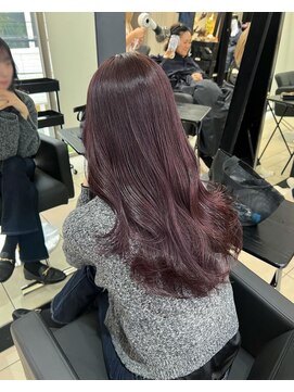 アクアオモテサンドウ(ACQUA omotesando) ☆ブリーチなしダブルカラー韓国レイヤーラベンダーカシスピンク