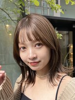 ラボヌールヘアーノーブル 新越谷店(La Bonheur hair noble) イメチェンワイドバングブルーブラック