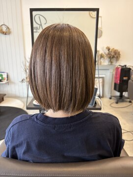 レポヘアー(Repos hair) ことりベージュミルクティーベージュシースルーカラー大人可愛い