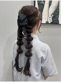 結婚式ヘアセット/お呼ばれセット/ツインアレンジ