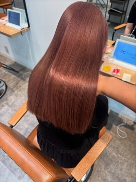 シェノン 奈良橿原店(CHAINON) 艶感柔らかピンクベージュ