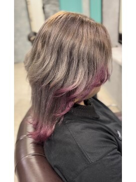 グラッジ 池袋(GLADGE) エンドカラー×グレージュ×ピンク