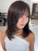 シエロビューティー(CIELO beauty)&nbsp;ハイライトカラーミルクティーベージュレイヤーカット