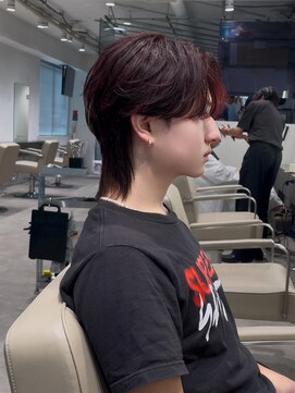 スキル ミナム 表参道(SKILL MiNam) センターパートウルフ