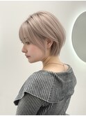 ショートヘア/ショートボブ/ハイトーン
