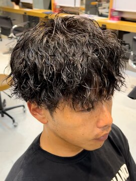 エリマバイフィフス 調布(elima by fifth) 調布メンズショートツイストスパイラルパーマメンズパーマ