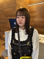 ヘア プロデュース キュオン(hair produce CUEON.) layer cut / 艶カラー