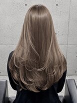 アル あびこ(aru.) 【40代50代】小顔くびれレイヤー×髪質改善グレージュで上品美髪