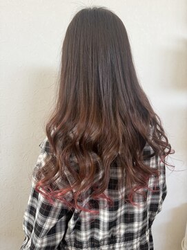 ハレテルヘアー(HareTeru HAIR) ピンクグラデーションカラー