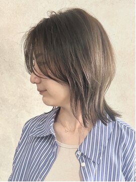 エンクス(enx) ダークパープル/ナチュラルショート/夏ヘアアレンジ/鶴ヶ峰YM74