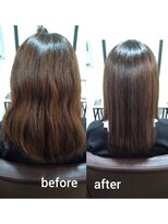 コルテ 倉敷西坂店(CoRte.)&nbsp;うねり卒業！縮毛矯正×ヘアエステで叶うするんと艶めく美髪