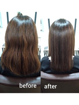 コルテ 倉敷西坂店(CoRte.) うねり卒業！縮毛矯正×ヘアエステで叶うするんと艶めく美髪