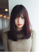 ダル 渋谷/表参道(DAL.)&nbsp;ボルドーカラー/艶カラー/レイヤーカット/顔周りレイヤー