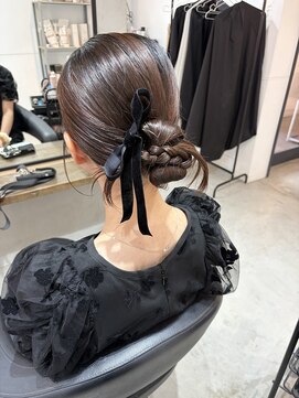 ウック 名古屋 名駅(wooc) リボンヘアアレンジ