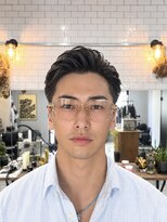 ミスターマウントロックバーバーショップ(MR.MT.ROCK BARBER SHOP) オールバック フェードカット
