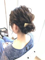 ロカット サロン(Roquat Salon)&nbsp;シンプルシニヨンアレンジ【ヘアアレンジ  立川/立川南/八王子】