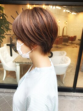 ショートオンリーサロントス(short only salon TOSS) マスクをしてても盛れる☆耳掛けショートボブ♪