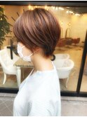 マスクをしてても盛れる☆耳掛けショートボブ♪
