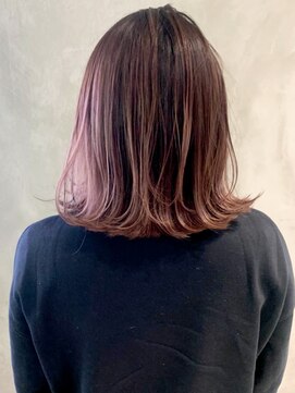 アイティー バイ アルバム 中野店(IT by ALBUM) ピンクヘアー秋色ピンクグレープフルーツ_ba287592