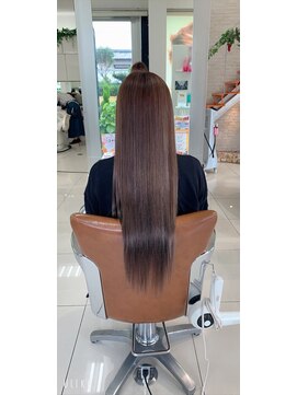 フォルテ 中田店 髪質改善プラチナトリートメントでツヤツヤスタイル