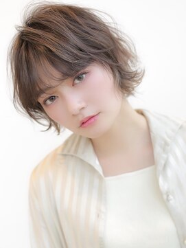 アグ ヘアー ウォーリー 折尾店(Agu hair Wally) 《Agu hair》ミニボブ×くびれシルエット