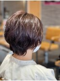 マッシュショート×エアリーヘア