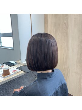 トゥーリ 浜町店 長崎(tuuli) ショコラブラウン×艶ボブ