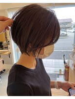 トリート 西船橋店(TREAT) 大人ショート×サンドベージュ